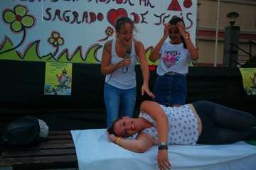 Éxito del taller sobre primeros auxilios en La Garita (Foto TA)